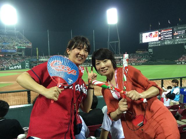 福利厚生のカープ年間指定席チケットで野球観戦！