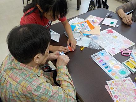入居者用イベントの様子